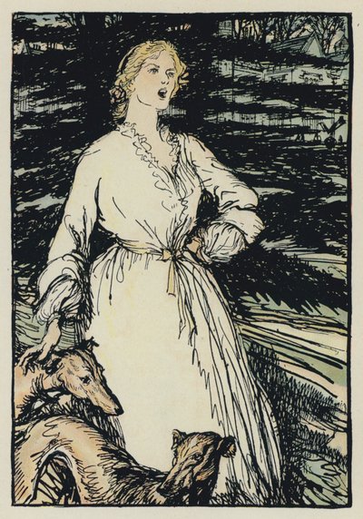 Illustration für Tennysons Maud von Edmund Joseph after Sullivan