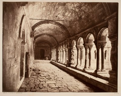 Arles. Kreuzgang St. Trophime (Nordgalerie) von Édouard Baldus