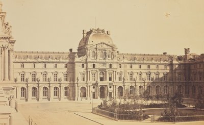 [Der Cour Napoléon und der Pavillon Sully vom Turgot-Flügel aus gesehen, Louvre, Paris] von Édouard Baldus