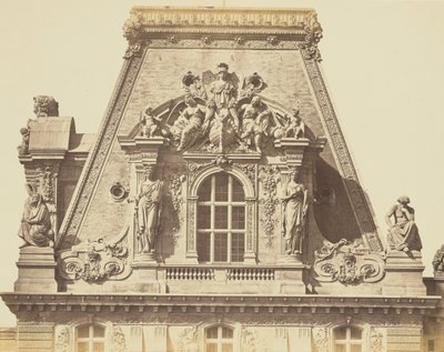 [Das Dach des Pavillon Turgot, Louvre, Paris] von Édouard Baldus