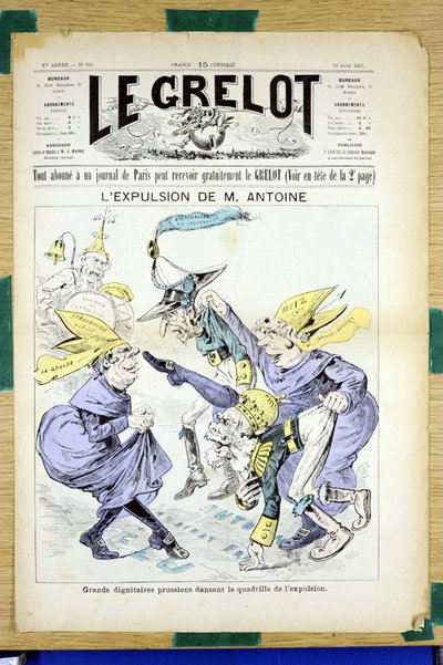 Titelblatt von Le Grelot, Nummer 835, Satirique en Couleurs von Edouard Guillaumin Pepin
