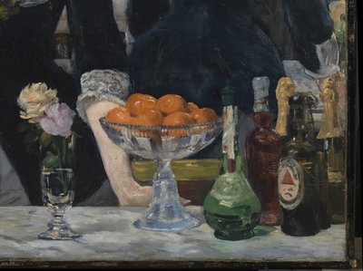 Eine Bar in den Folies-Bergère, 1881-82 (Detail) von Édouard Manet