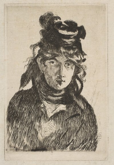 Berthe Morisot, 1872 von Édouard Manet