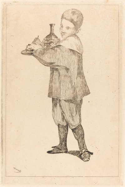 Kind mit Tablett von Édouard Manet