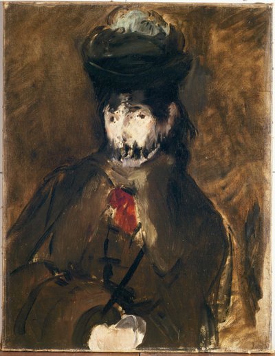Porträt von Berthe Morisot mit Schleier von Edouard Manet