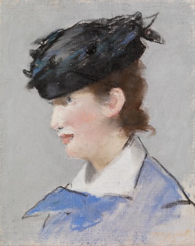 Porträt einer Dame, ca. 1882-83 von Édouard Manet