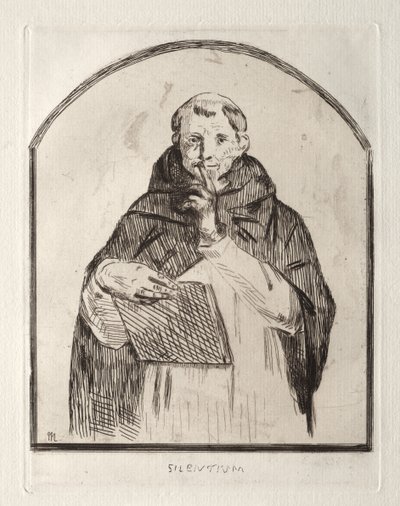 Silentium von Édouard Manet