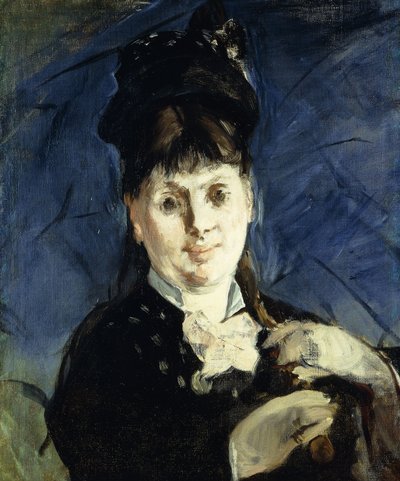 Frau mit einem Regenschirm, ca. 1875 von Édouard Manet