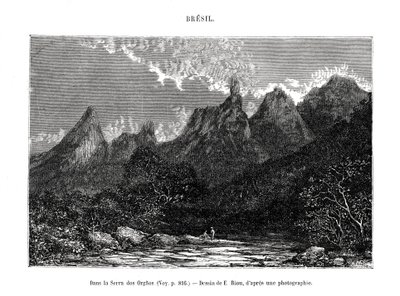 Serra dos Órgãos, Brasilien, 19. Jahrhundert von Edouard Riou