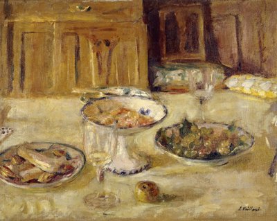 Kompott aus Keksen und Früchten, ca. 1922 von Edouard Vuillard