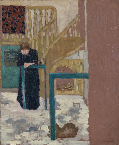 Mme Vuillard in einem Bühnenbildnerstudio, 1893-94 von Edouard Vuillard