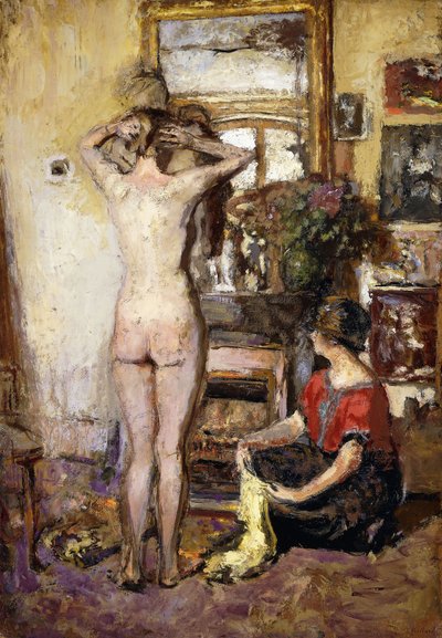Akt in einem Innenraum, 1923 von Edouard Vuillard