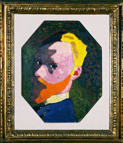 Achteckiges Selbstporträt, 1890 von Edouard Vuillard