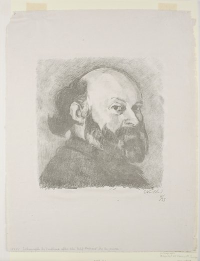 Porträt von Cézanne von Edouard Vuillard