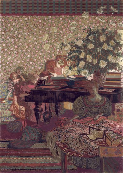 Die Privatsphäre. Dekoration für die Bibliothek von Dr. Vaquez von Edouard Vuillard