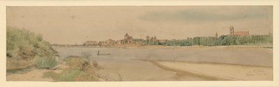 Ansicht von Thorn mit der Weichsel von Eduard Gaertner