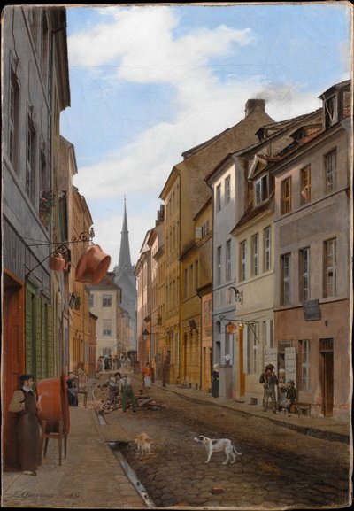 Parochialstraße in Berlin von Eduard Gaertner