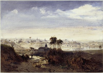 Ansicht von Sao Paulo von Eduard Hildebrandt