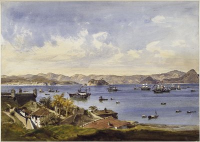 Bucht von Rio de Janeiro von Eduard Hildebrandt