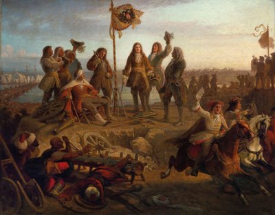 Prinz Eugen sendet einen Boten zum Kaiser, um ihn über seinen Sieg zu informieren, ca. 1860 von Eduard von Engerth
