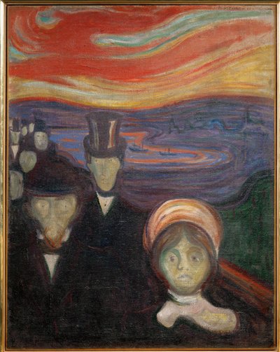 Angst von Edvard Munch