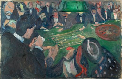 Am Roulettetisch in Monte Carlo von Edvard Munch