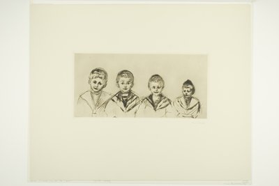 Dr. Lindes vier Söhne von Edvard Munch