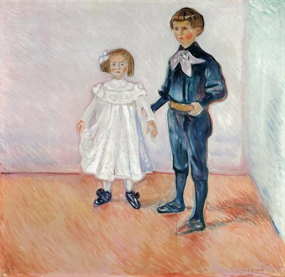 Erdmute und Hans-Herbert Esche, von Munch, Edvard (1863-1944). Öl auf Leinwand von Edvard Munch