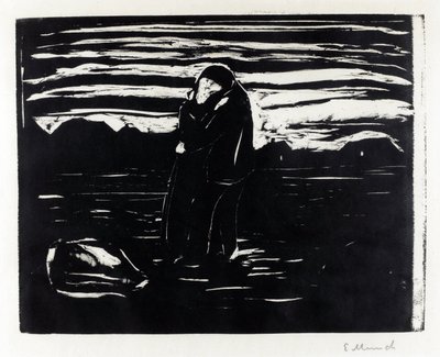 Der Kuss auf dem Feld von Edvard Munch