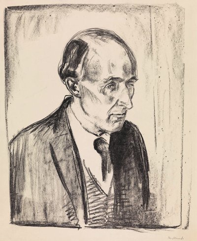 Porträt des Komponisten Frederick Delius von Edvard Munch