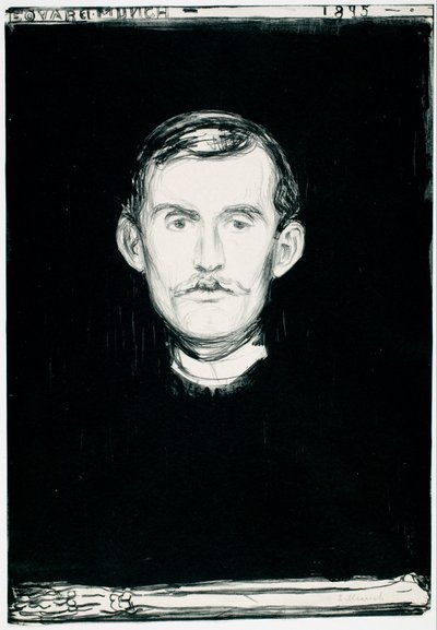 Selbstporträt von Edvard Munch