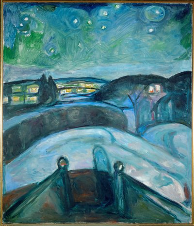 Sternennacht, Ekely von Edvard Munch