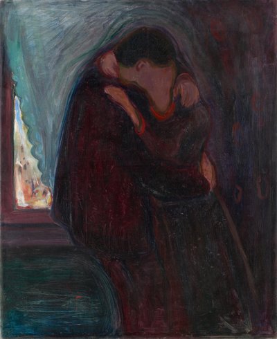 Der Kuss von Edvard Munch