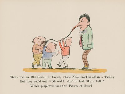 Es war eine alte Person von Cassel, deren Nase in einer Quaste endete von Edward (after) Lear