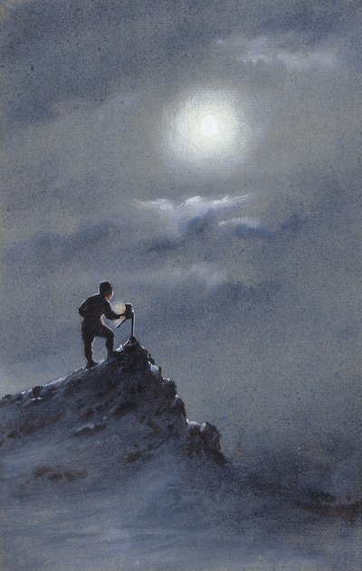 Birdie liest Beobachtungen auf der Rampe, 6. Juni 1911 von Edward Adrian Wilson