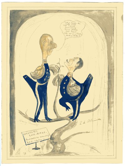 Harry Pennell und Dr. E.L.A. Atkinson, 1910-12 von Edward Adrian Wilson