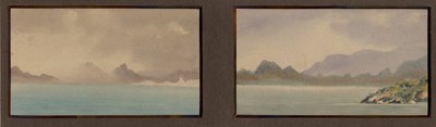 Aquarelle aus dem Norwegen-Notizbuch, 1898-99 von Edward Adrian Wilson