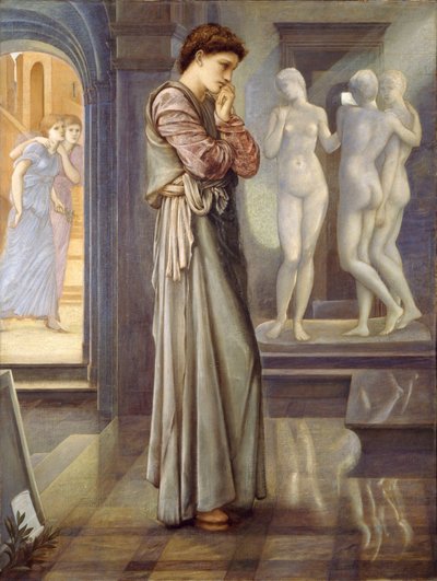 Pygmalion und das Bild - Das Herz begehrt von Edward Burne Jones