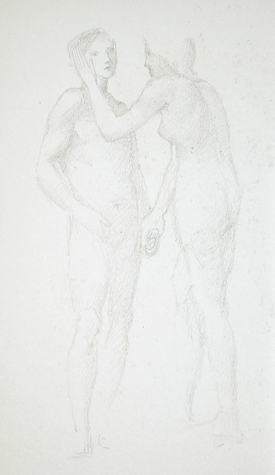 Zwei weibliche Akte von Edward Burne-Jones