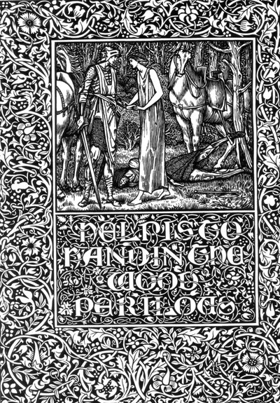 Hilfe ist zur Hand im gefährlichen Wald, 1896 von Edward Burne Jones