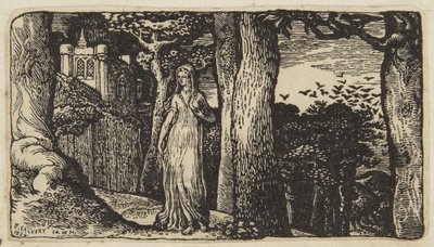 Die Dame mit den Türmen von Edward Calvert