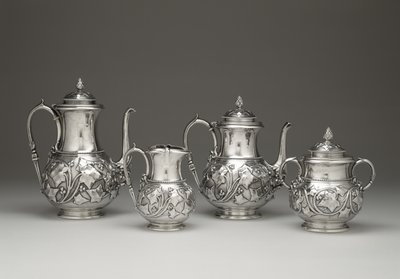 Kaffee- und Teeservice, um 1856-1859 von Edward Chandler Moore
