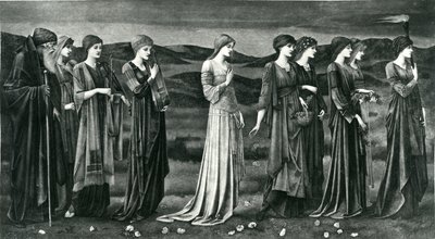 Die Hochzeit der Psyche von Edward Coley (after) Burne Jones
