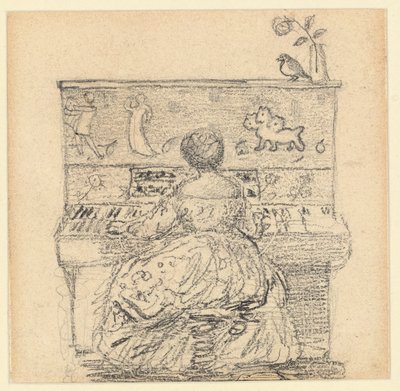 Georgiana Burne-Jones am Klavier von Edward Burne Jones