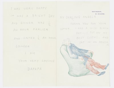 Brief an die Enkelin des Künstlers Angela Thirkell von Edward Burne Jones