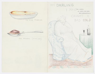 Brief an die Enkelin des Künstlers Angela Thirkell von Edward Burne Jones