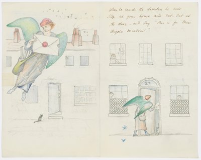 Brief an die Enkelin des Künstlers Angela Thirkell von Edward Burne Jones