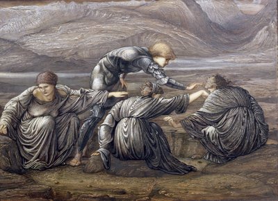 Studie für Perseus und die Graien von Edward Burne Jones