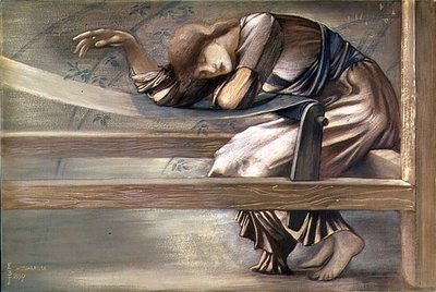 Die Briar Rose Serie - Studie für „The Garden Court“ von Edward Burne Jones