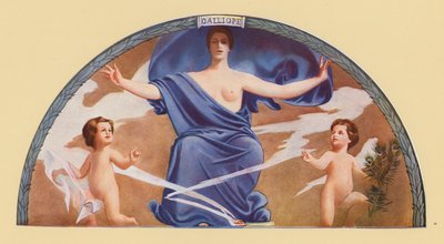 Kalliope, Muse der epischen Poesie und Beredsamkeit von Edward Emerson Simmons
